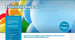 Desktop Screenshot of felicitatieboek.nl